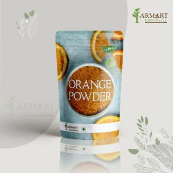 orange fruit powder